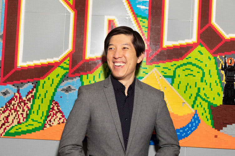 Photo of Producer Dan Lin at Rideback in Hollywood, California. Photography by Maggie Shannon for Fortune