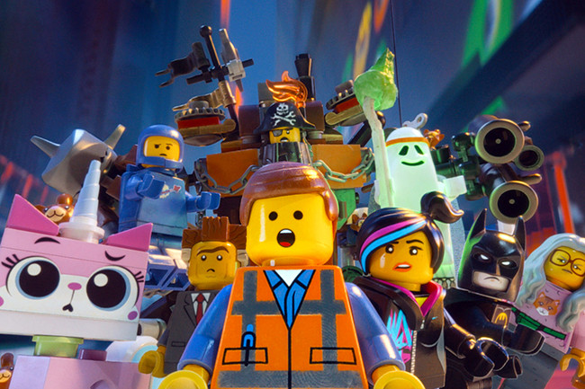 Scene from the Lego movie